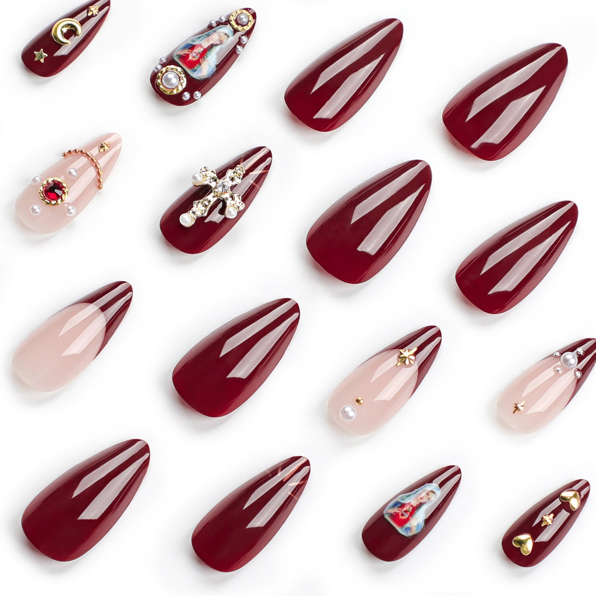 European and American popular manicure wearable nails cross flash diamond explosive wearable nails fake nails - V.I.P Digital Presence