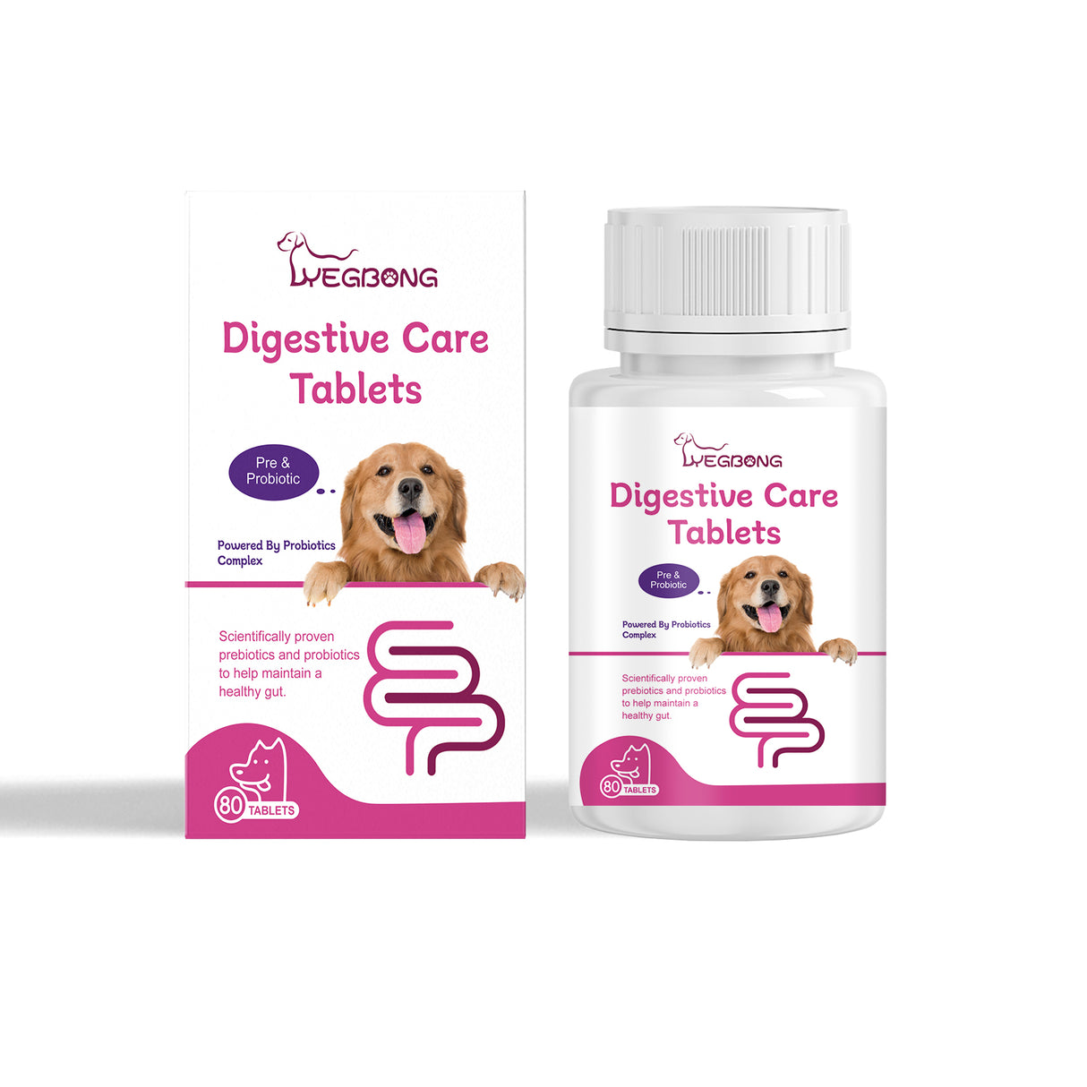 Dog Probiotic Tablets To Improve Intestinal Health, Balance Digestion And Absorption Of Pet Nutritional Supplements - V.I.P Digital Presence