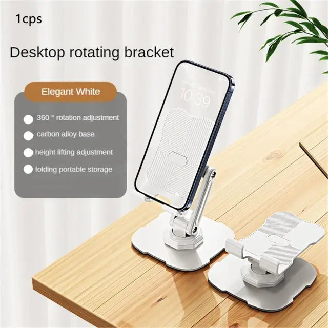 Mobile desktop stand rotatable foldable TV series tablet phone stand - V.I.P Digital Presence