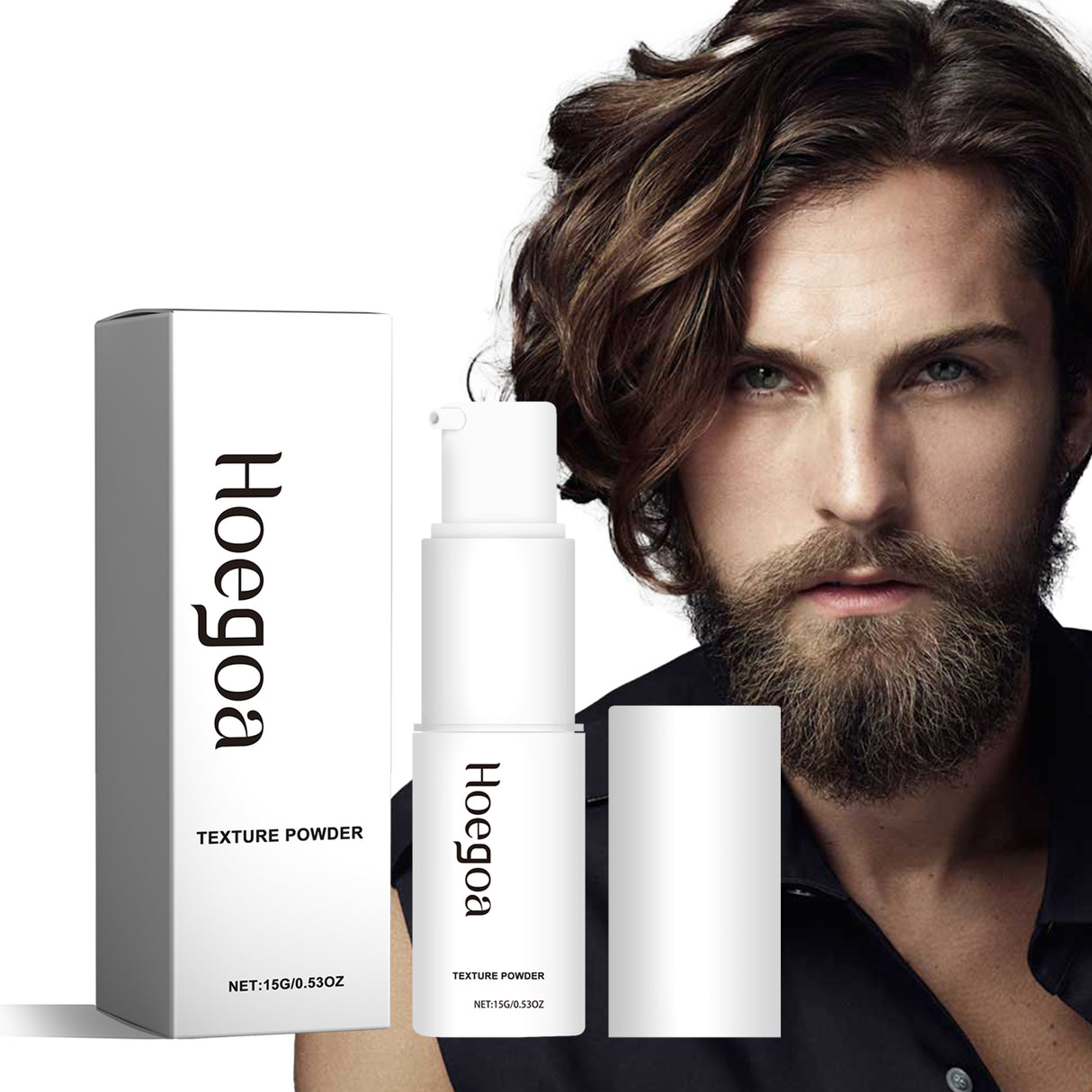 Hair Texture Powder, Curly Hair Fluffy Styling Smoothing Frizzy Natural Shine Lasting Without Greasy - V.I.P Digital Presence