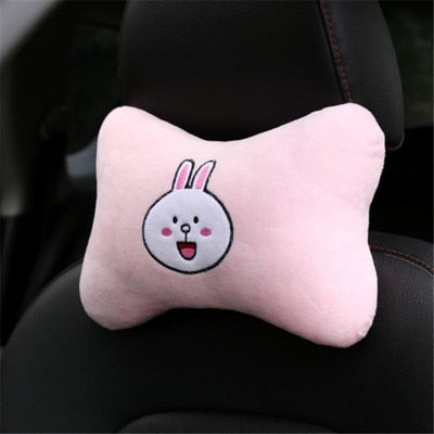 Cute Cartoon Car Headrest Pillow Brown Bear Car Neck Rest Support Automotive Interior Seat Cushion Car Accessories Car Styling - V.I.P Digital Presence