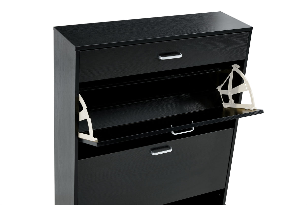 Shoe Cabinet , Shoe storage shelves, Grey - V.I.P Digital Presence