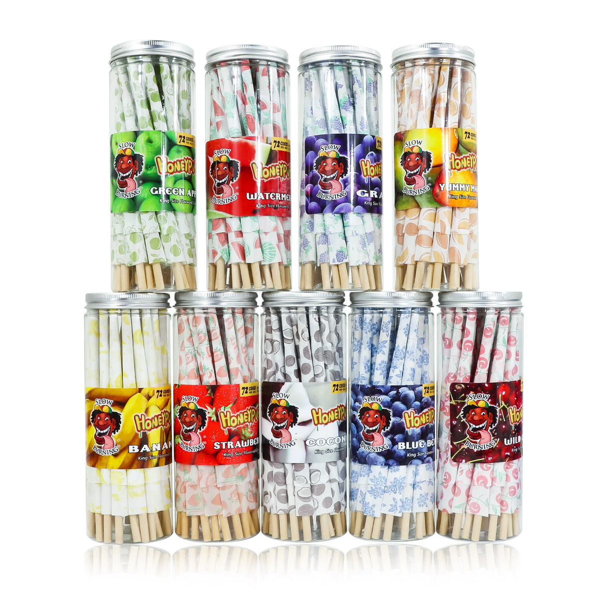 Cigarette roll paper fruit flavor horn tube 72 pack canned flavor paper - V.I.P Digital Presence
