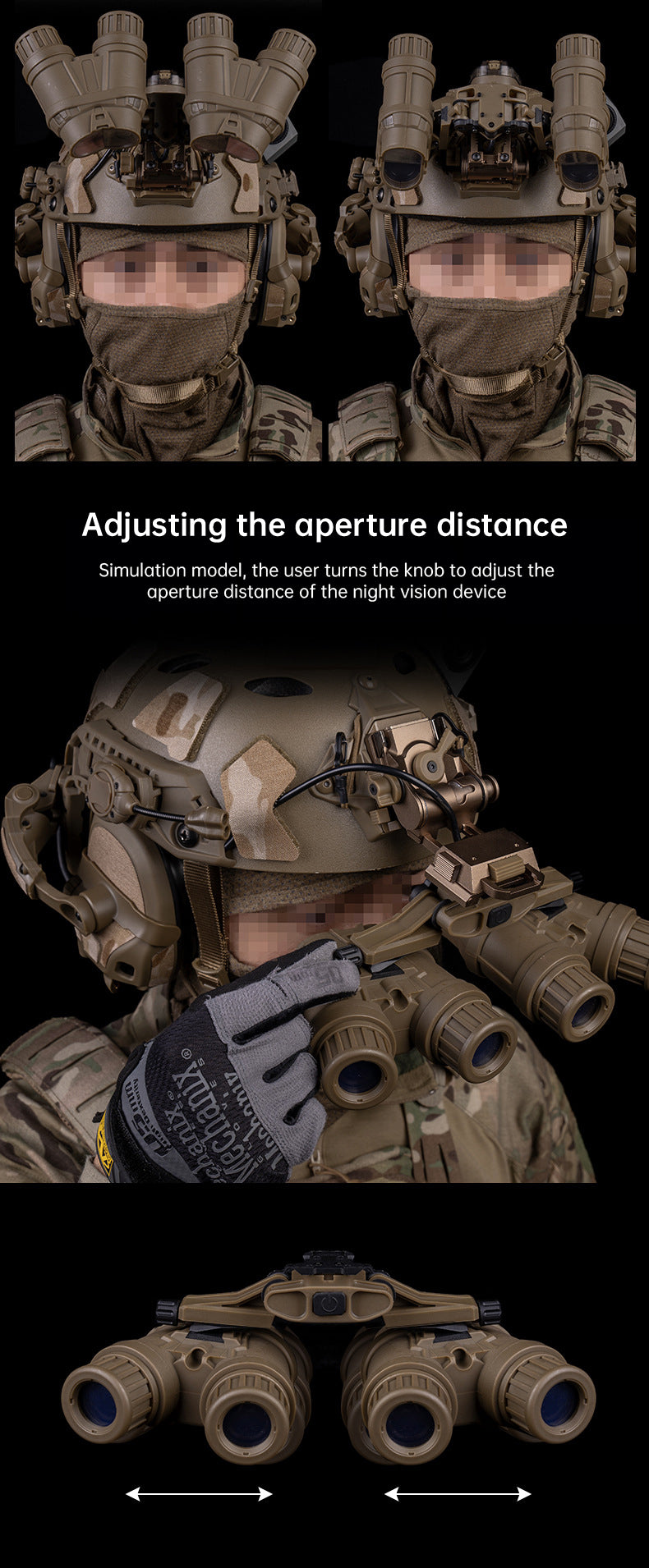 flip-up GPNVG-18 quad-tube night vision device model - V.I.P Digital Presence