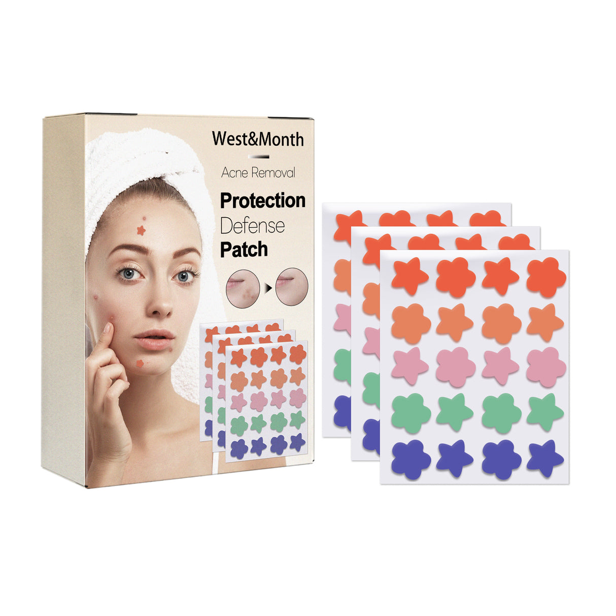 Acne Removal Protection Defense Patch, Color Profile-shaped Portable Invisible Cover Acne Patch - V.I.P Digital Presence