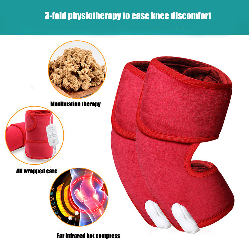 Health Care 1 Pair Electric Heating Knee Pads Far Infrared Magnetic Therapy Arthritis Rheumatism 220V Adjustable Temperature - V.I.P Digital Presence