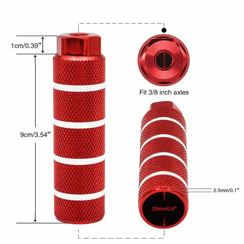 1 Pair Aluminum Alloy Anti - Skid BMX Bike Pegs - V.I.P Digital Presence