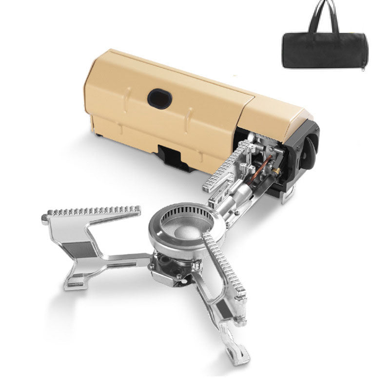 Folding Card Stove Outdoor Camping Picnic Gas Stove Portable Hotpot Stove Tea Cooker - V.I.P Digital Presence