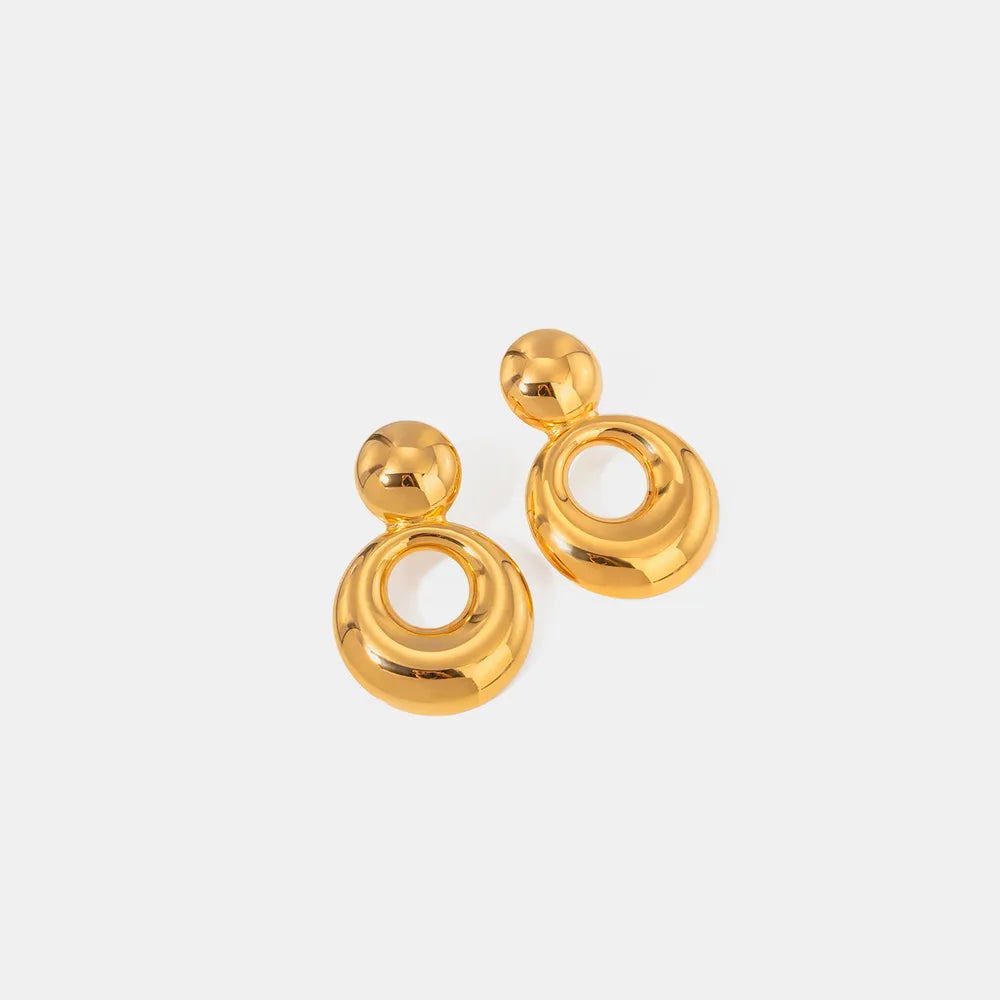 18K Gold-Plated Cutout Earrings - V.I.P Digital Presence