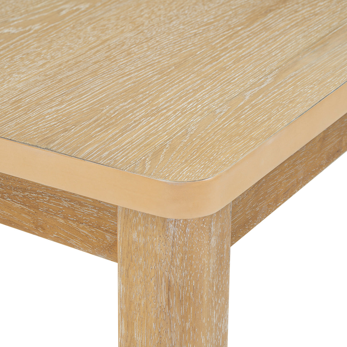 TOPMAX expandable 84 inch dining table set with 24 inch detachable leaves, 6 armless chairs and 2 armchairs 9 pieces natural