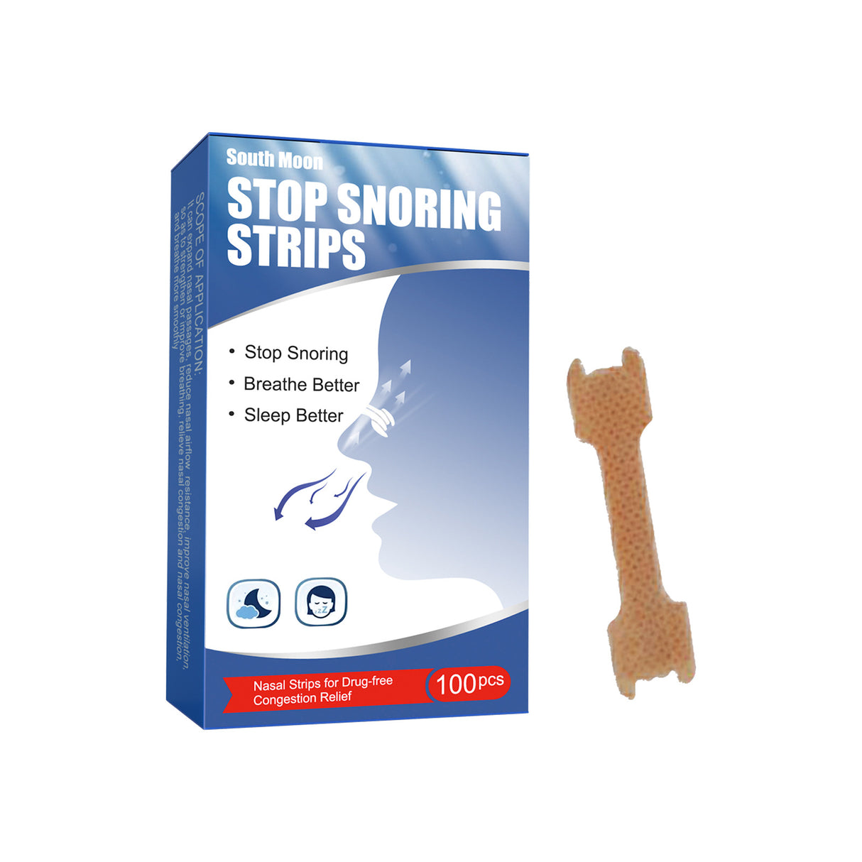 Care Nasal Strips, Anti-Snoring Snore Care Sleep Care Dilating Nasal Strips - V.I.P Digital Presence