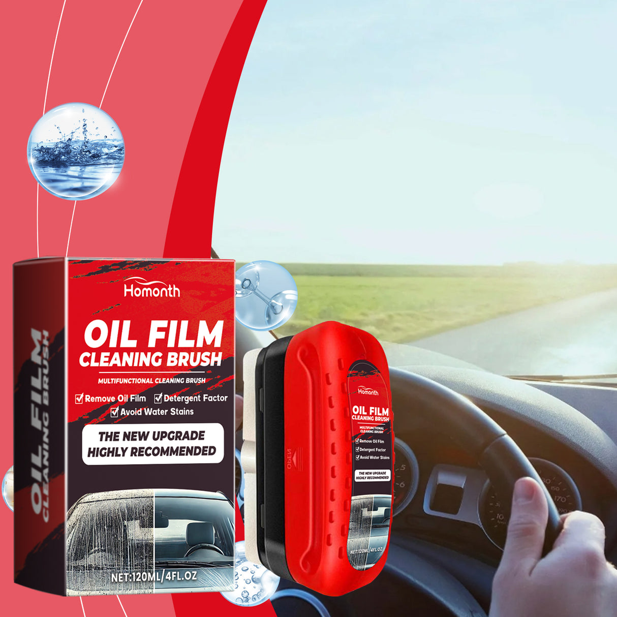 Car Windscreen Cleaner Windscreen Refurbishment Decontamination Cleaning Oil Film Cleaner - V.I.P Digital Presence