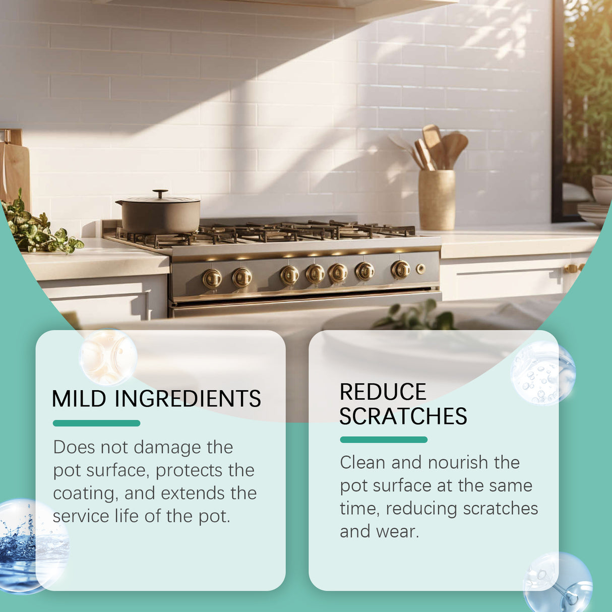 Kitchen Grease Cleaner Remove Grease And Dirt From The Bottom Of Kitchen Pans Polishing Anti-Rust Cleaner - V.I.P Digital Presence