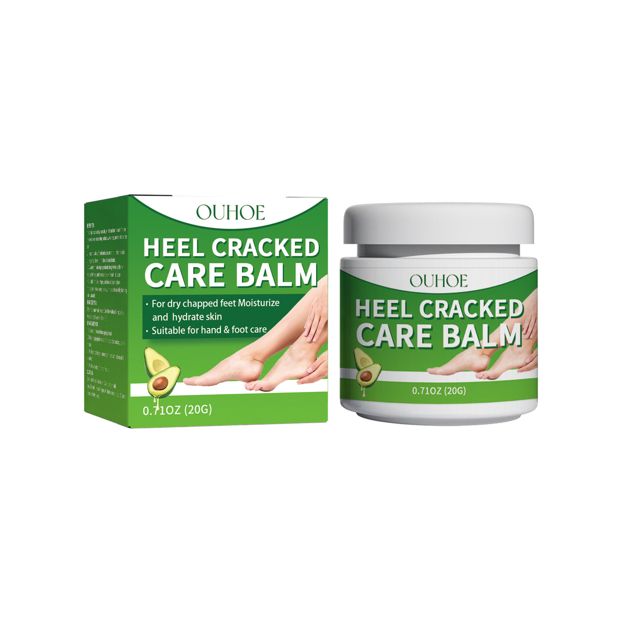 Chapped Heel Care Cream Repair Heel Peeling, Anti-Cracking And Moisturizing Foot Care Cream