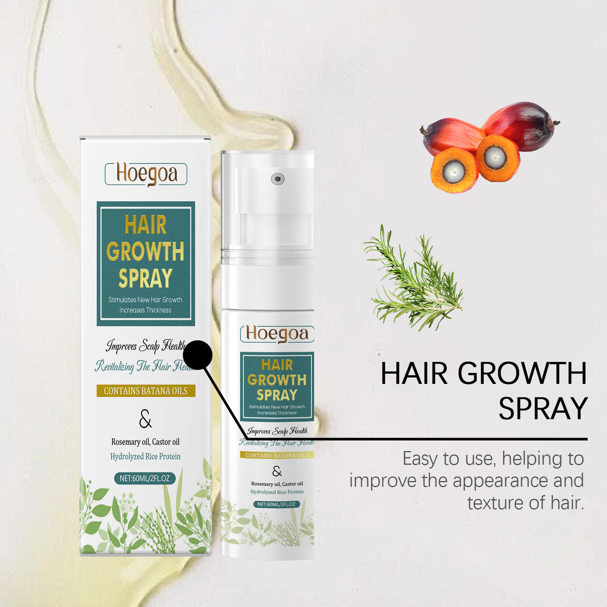 Hair Care Spray Moisturizes Hair, Strengthens Hair And Scalp, Massages And Nourishes Root Care Spray - V.I.P Digital Presence