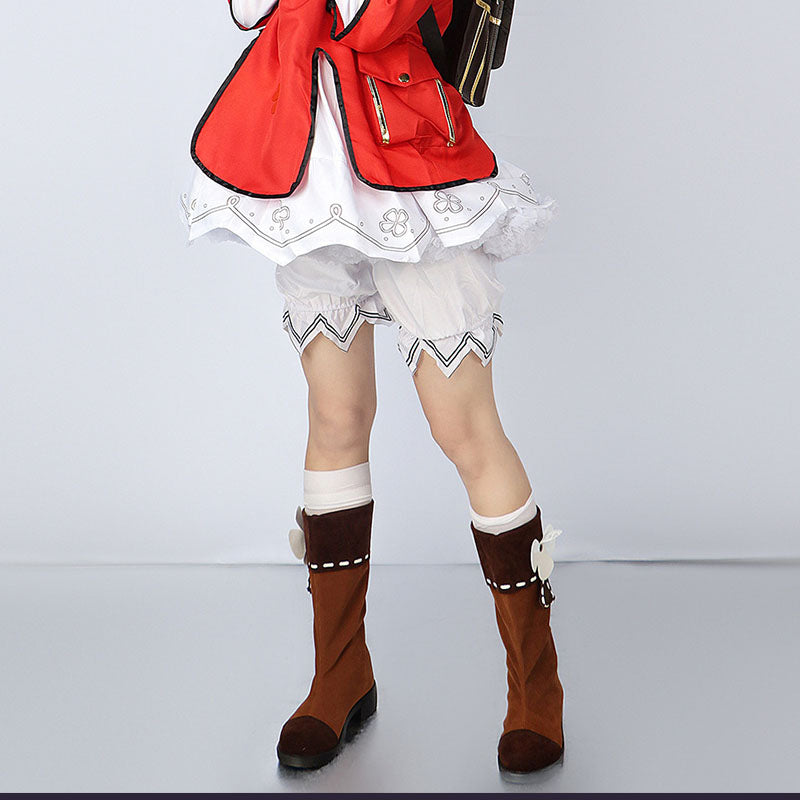 Genshin Impact cosplay Luoli animation game Westwind Knight Tuanhua Keli cos clothes matching shoes - V.I.P Digital Presence
