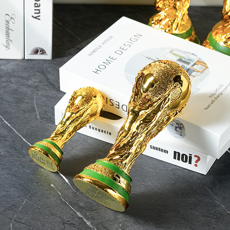 Qatar World Cup model ornament Hercules Cup trophy football fan commemorative decoration - V.I.P Digital Presence