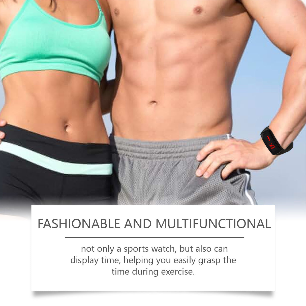 Fashion Sports Watch, Sports Watch Time Management Outdoor Fitness Fashion Sports Wind Bracelet - V.I.P Digital Presence