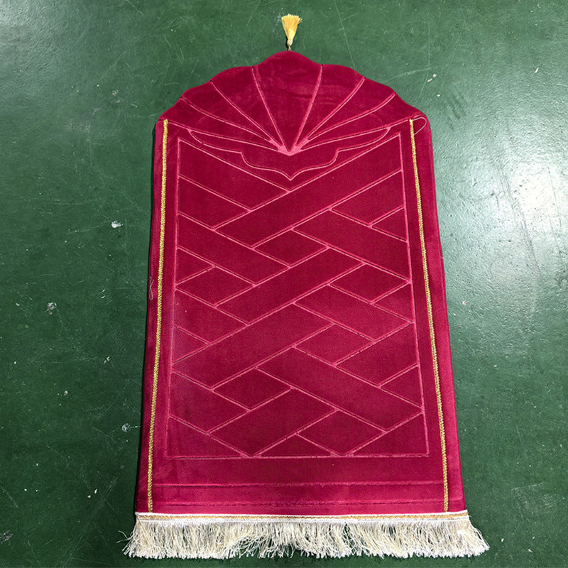 Shell shaped solid color carpet irregular flannel sponge thickened short flannel embossed portable floor mat - V.I.P Digital Presence