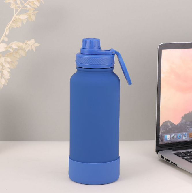 Magnetic Phone Holder Outdoor Large Capacity 1L Wide-Mouth Insulated Stainless Steel Sports Water Bottle - V.I.P Digital Presence