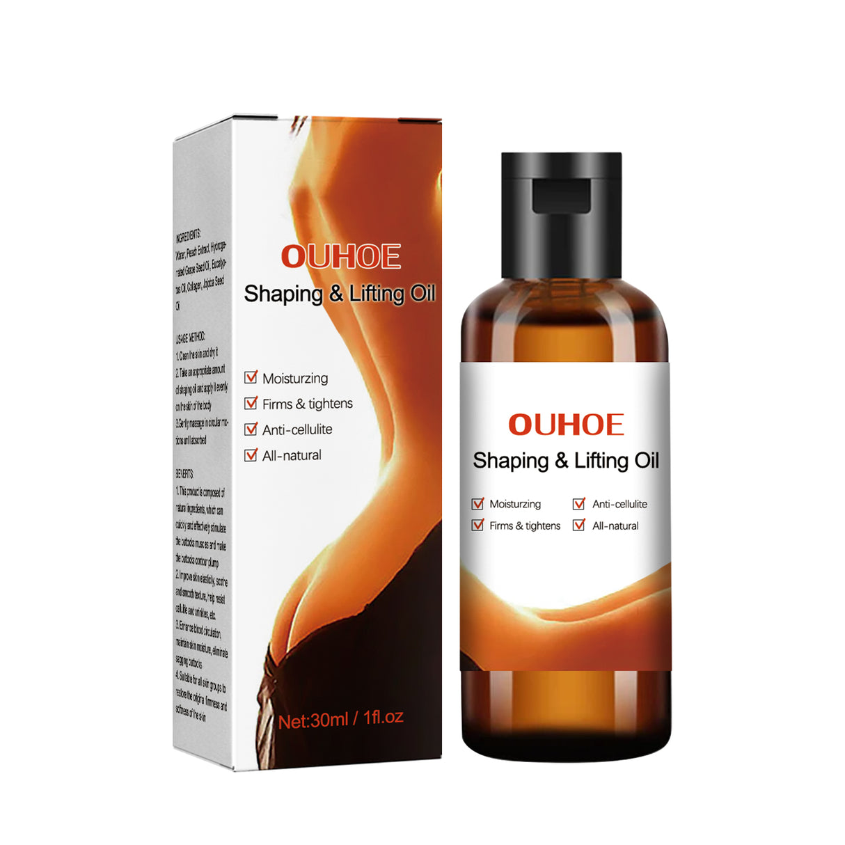 Body Sculpting Oil, Firming Buttocks Skin Body Care For Buttocks Accentuating Curves Lifting Oil - V.I.P Digital Presence