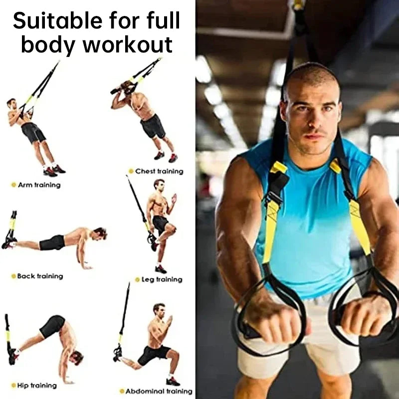 Suspension Training Strap - Adjustable, Wall Mount, Professional (TRX-style) - V.I.P Digital Presence