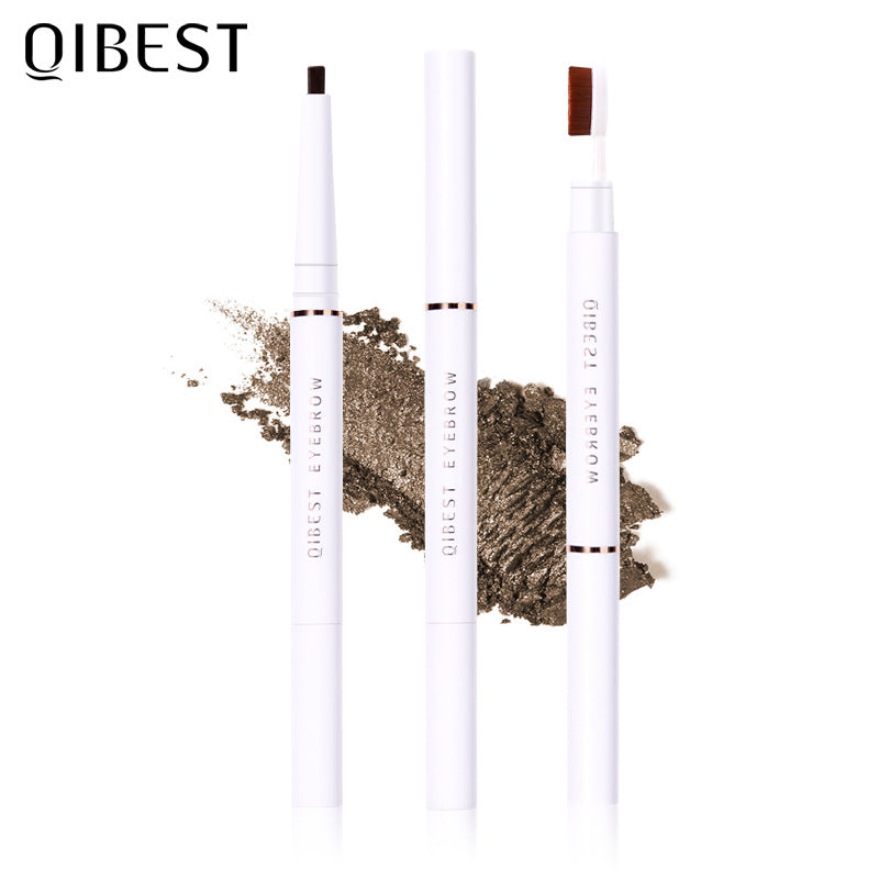 QIBEST Double Head Eyebrow Pencil Waterproof Sweat Proof And Makeup Free Eyebrow Cream - V.I.P Digital Presence