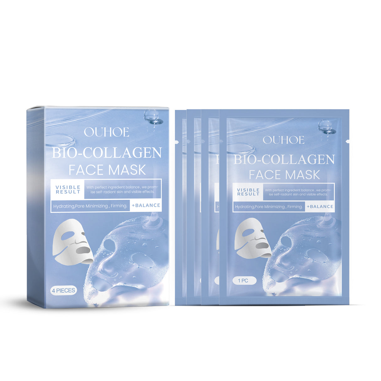 Bio-Collagen Real Deep Mask, It Moisturizes Moisturizing Anti-Wrinkle Fade Out Fine Lines Smooth White Chun Water Skin Mask - V.I.P Digital Presence