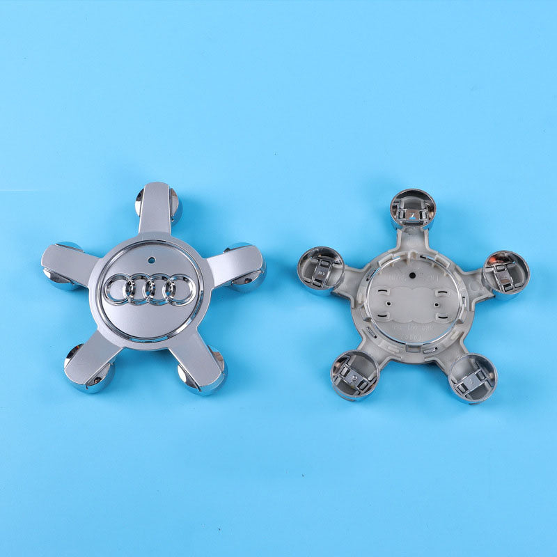 Suitable for Audi five claw wheel hub cover A4L//A5/A6L black five claw car tire center logo cover 135mm - V.I.P Digital Presence