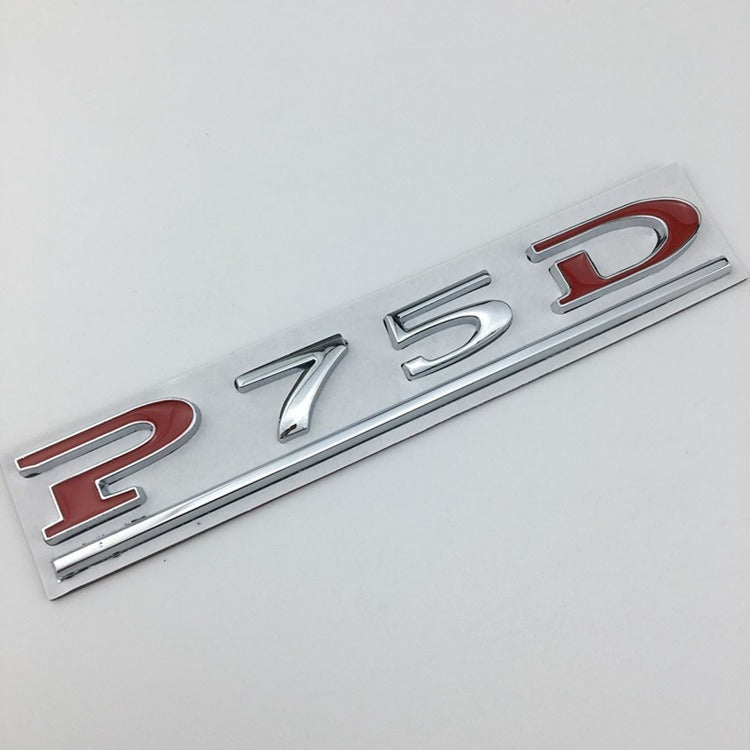 Applicable to Tesla car sticker MODEL3MODELS MODELX P75D P85D P90D P100D logo - V.I.P Digital Presence