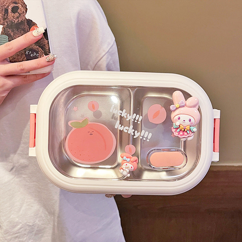 Cute portable stainless steel lunch box lunch box lunch box - V.I.P Digital Presence