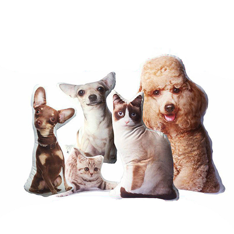 Cute Pet Shaped Pillow Custom To Map Custom DIY Sofa Cushion Car Pillow