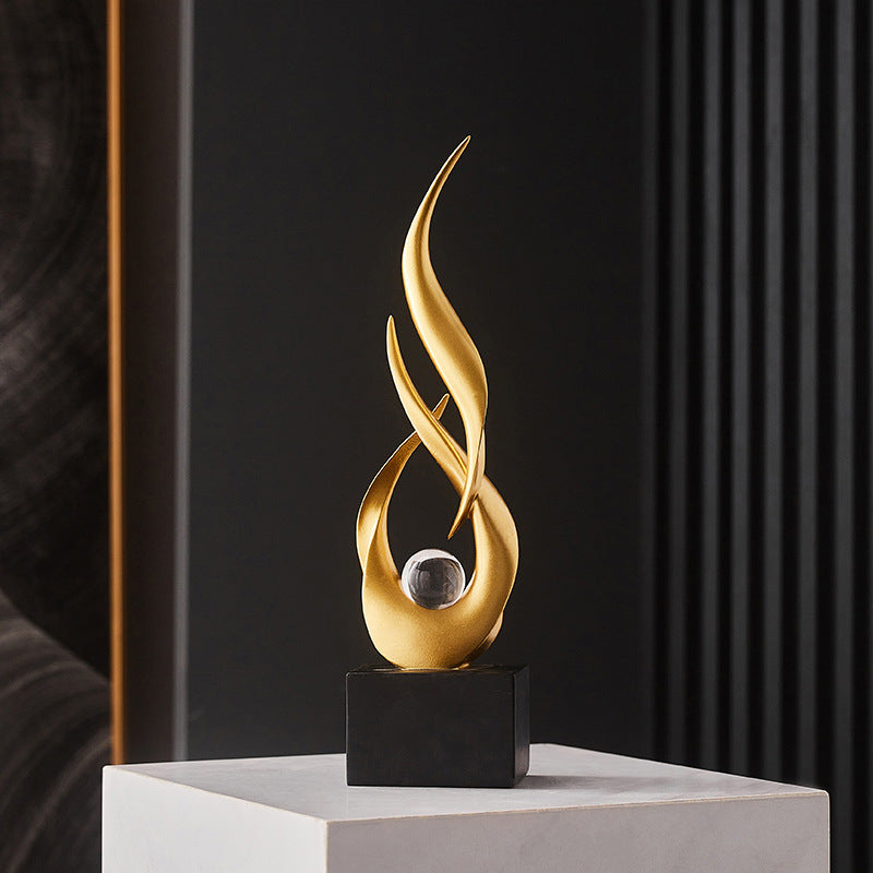 Modern Luxury Artistic Water-Rising Decorative Piece for Living Room Soft Decoration, TV Cabinet, Wine Cabinet, Office, and Entrance Hallway - V.I.P Digital Presence