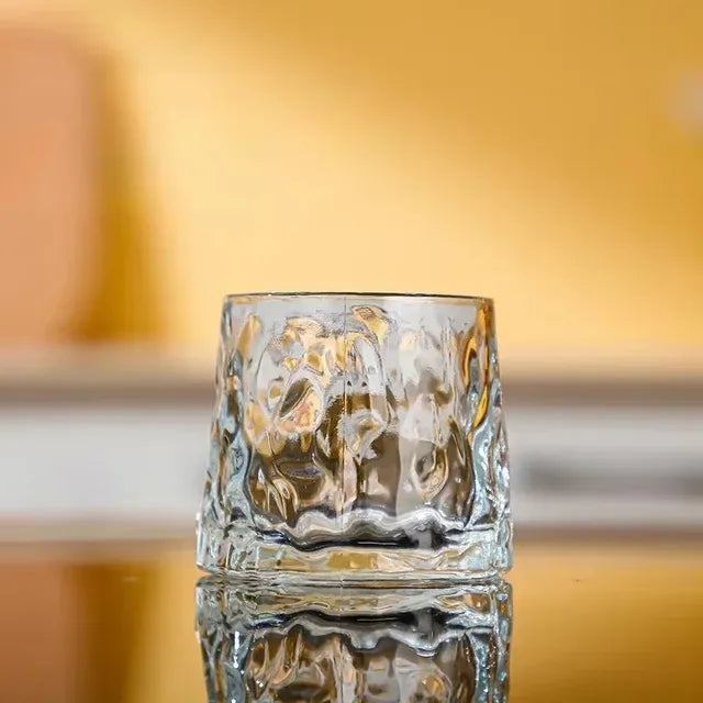 Mountain View Glass Cup Fuji Mountain Tibetan Mountain Cup Japanese Whiskey Wine Cup Household High Beauty Water Bottle - V.I.P Digital Presence