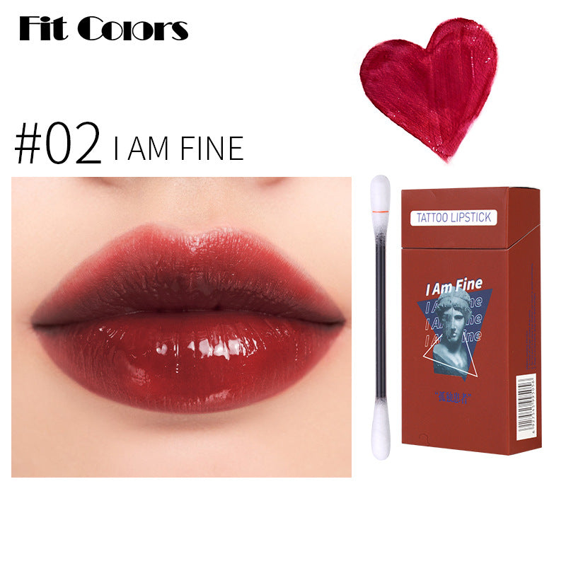 Cigarette Case Cotton Swab Lip Glaze Dyed Lip Liquid Disposable Non-Stick Cup Liquid Lipstick - V.I.P Digital Presence