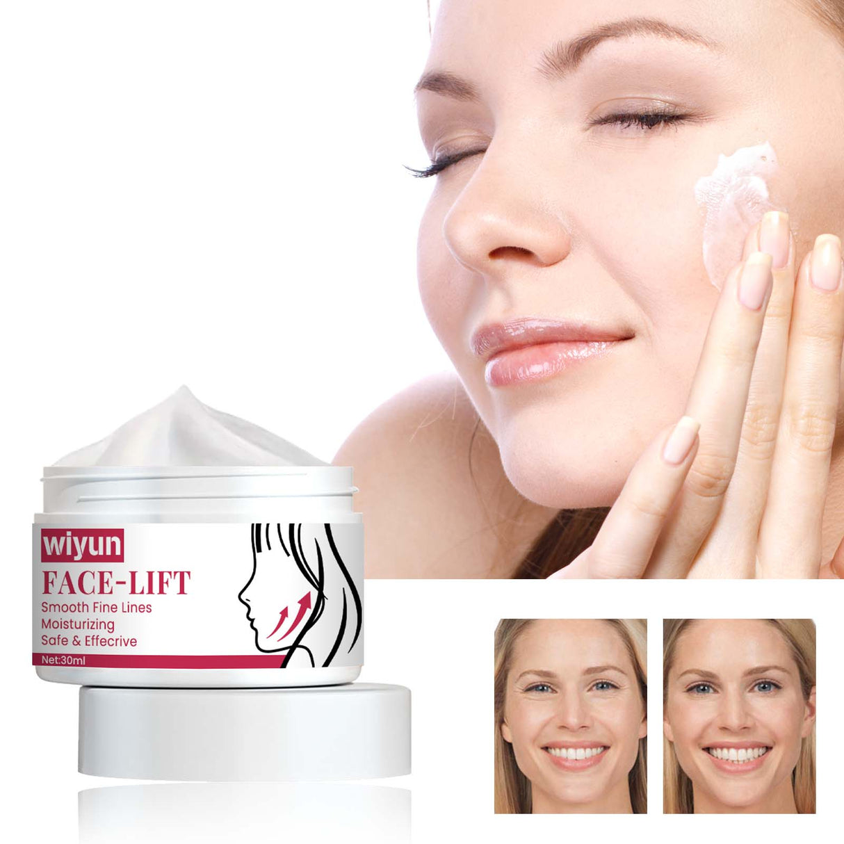 Face-Lift Cream, Firming And Lifting Face Skin Lighten Fine Lines And Wrinkles Hydrating Anti-Aging Cream - V.I.P Digital Presence