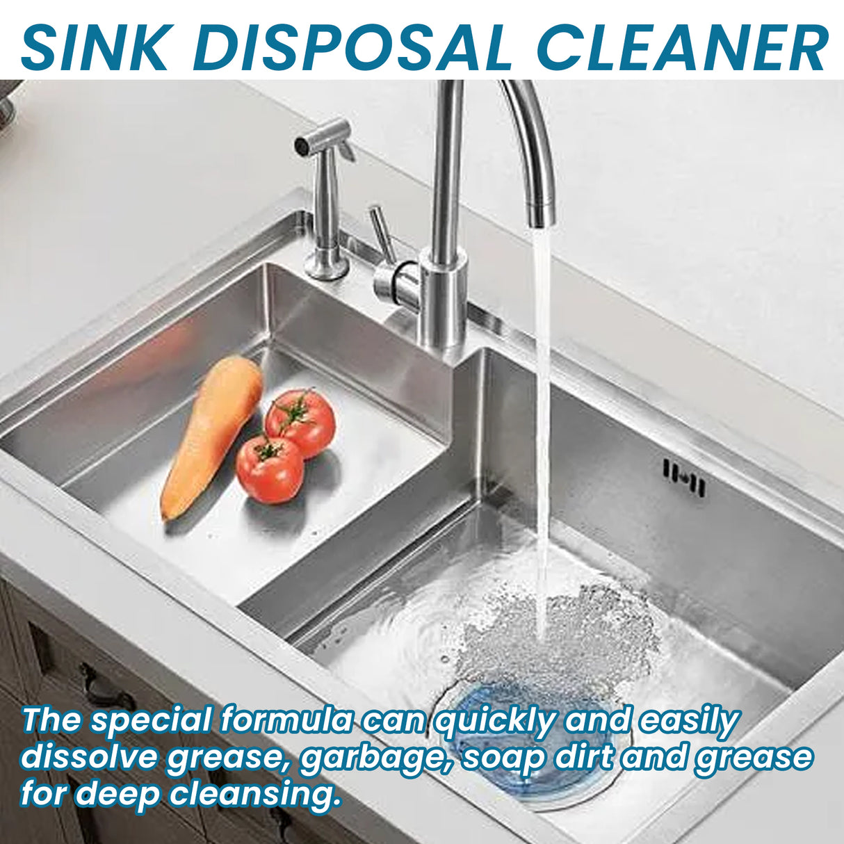 Sink Cleaning Tablets, Kitchen Sink Cleaning Stains And Oil Cleaning Pipes Cleaning Effervescent Tablets - V.I.P Digital Presence