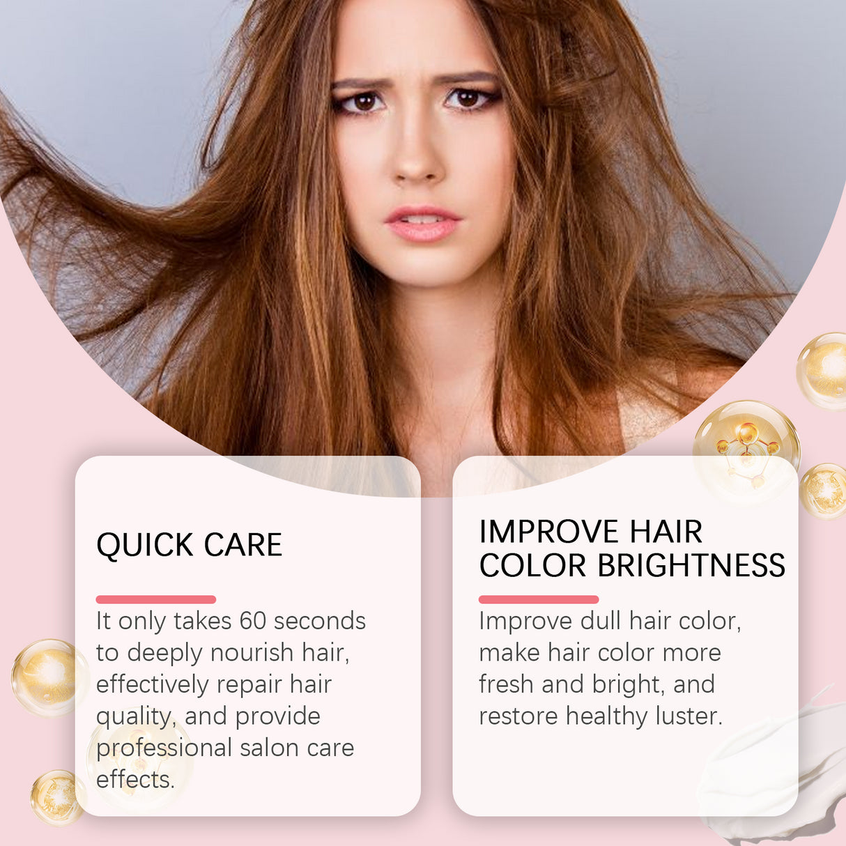 Hair Treatment Hair Mask Repair Dry And Frizzy Hair Moisturizing And Smoothing Hair Treatment - V.I.P Digital Presence