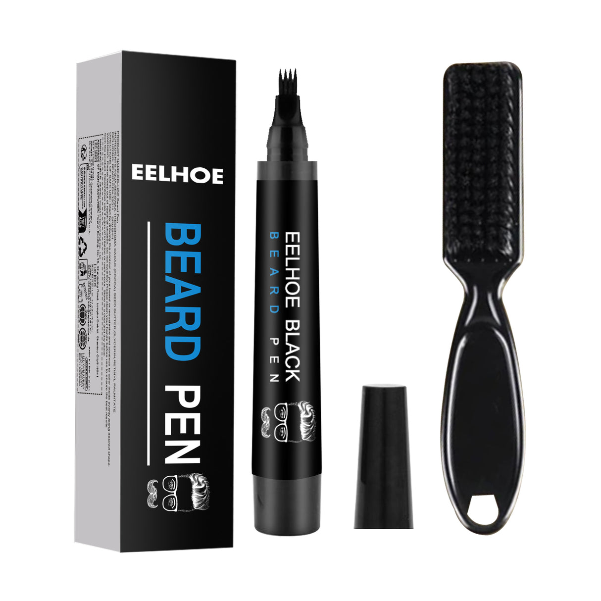 Beard Refill Pen Kit Men's Beard Natural Waterproof Beard Pen Beard Tracing Pen - V.I.P Digital Presence