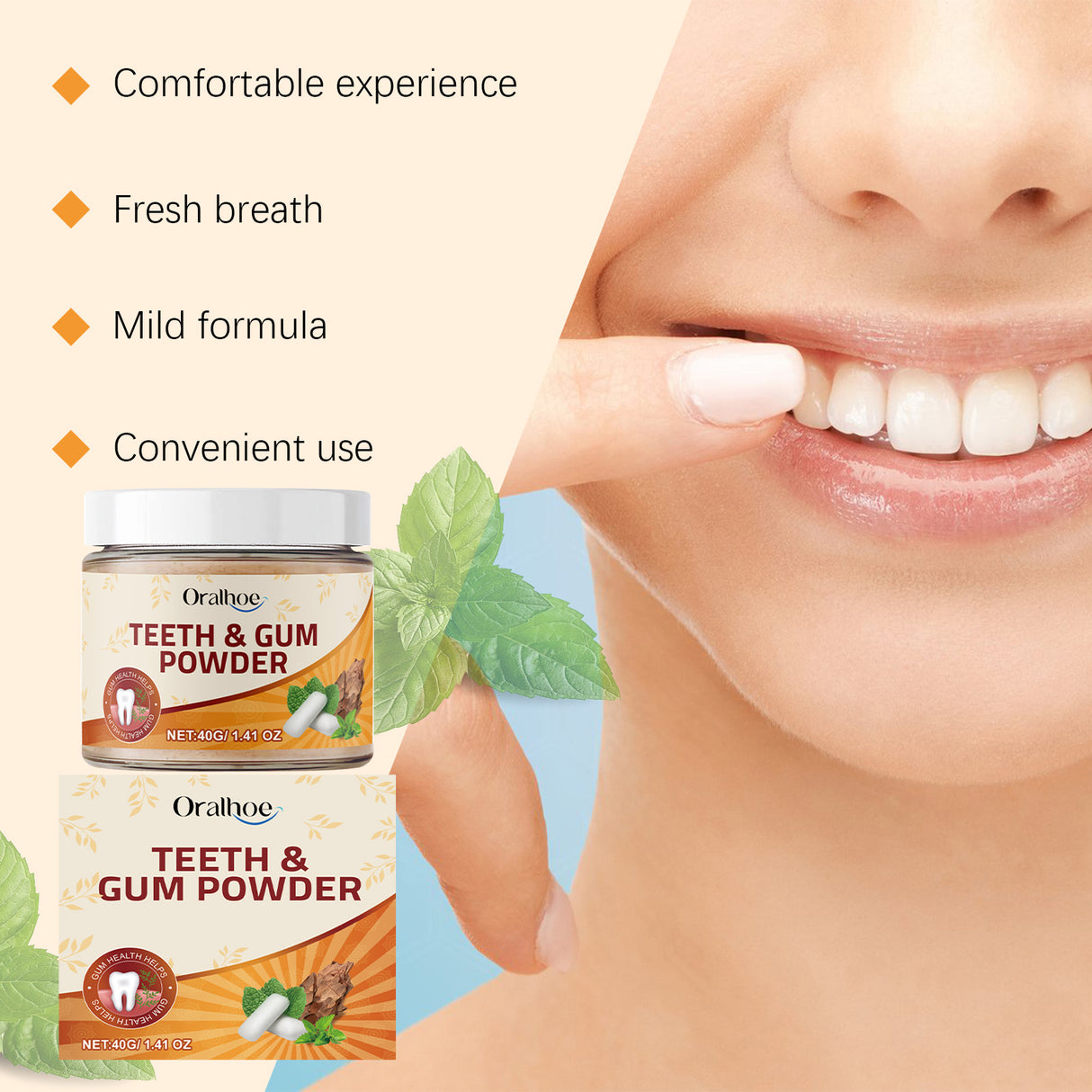 Herbal Gum Powder Herbal Care Clean Teeth Clean Fresh Remove Yellow Stains Clean Teeth - V.I.P Digital Presence