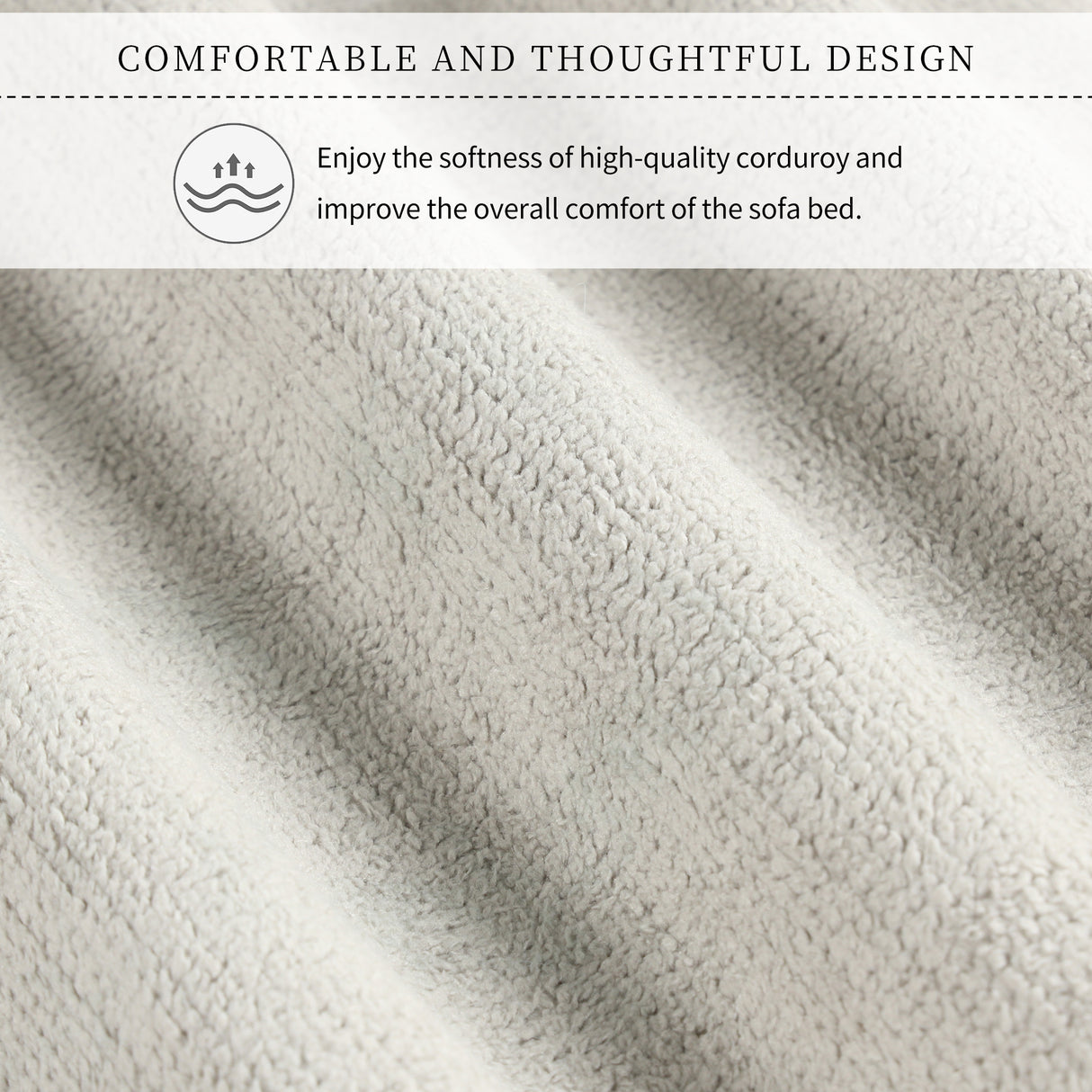 U_STYLE Convertible Soft Cushion Sofa Pull Bed ,for Two People to Sit On - V.I.P Digital Presence