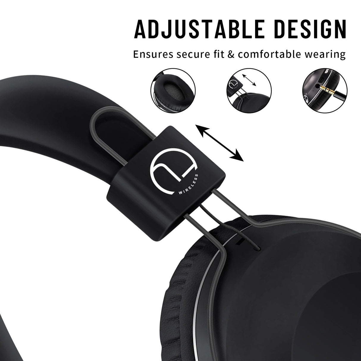 B863 Wireless Headset Bluetooth Headset Long Life Illuminated Music Headset Folding Storage - V.I.P Digital Presence
