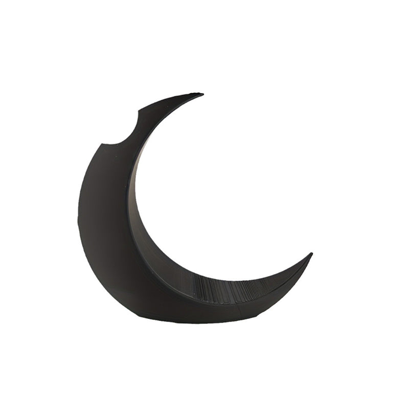 3D-printed Gothic Moon Vase, fits dried & artificial flowers. A unique home decor and desktop charm, a great gift too. - V.I.P Digital Presence