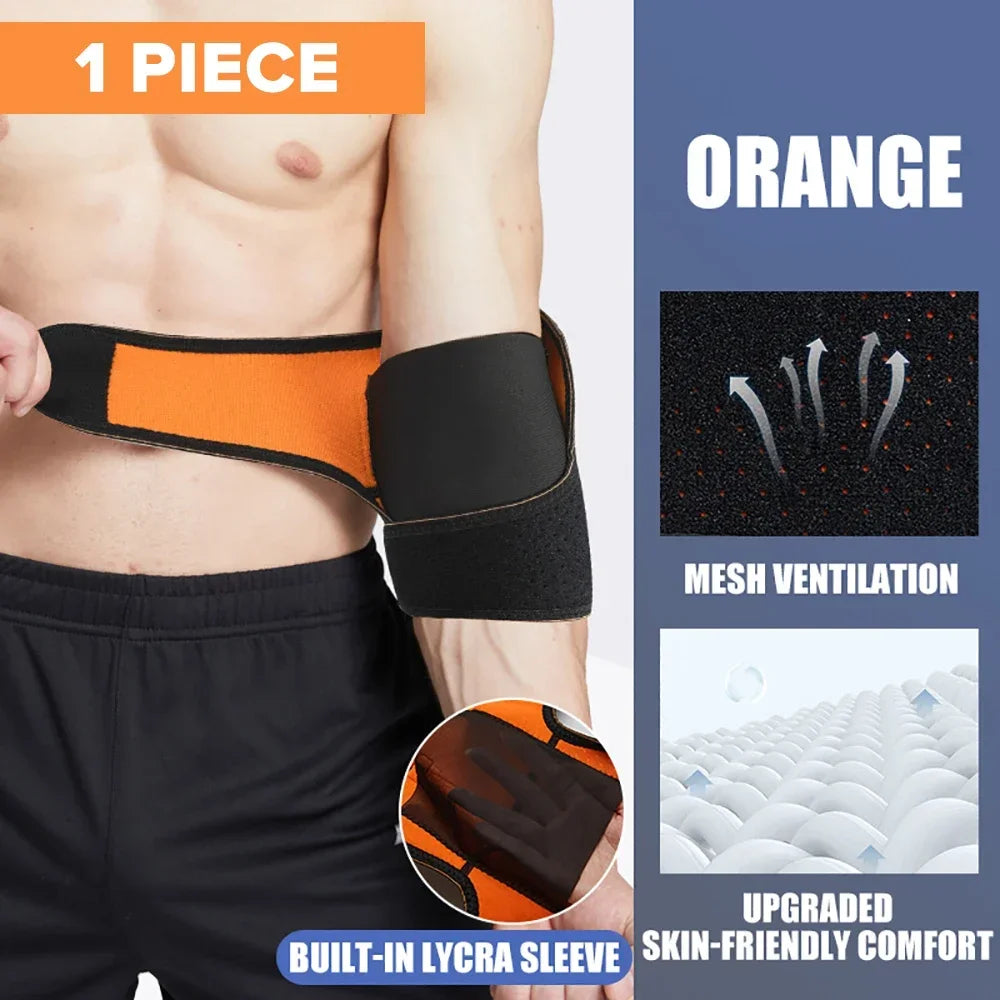 Sports elbow protection men's fitness arm cover arm joint protection warm elbow cover strap protection - V.I.P Digital Presence