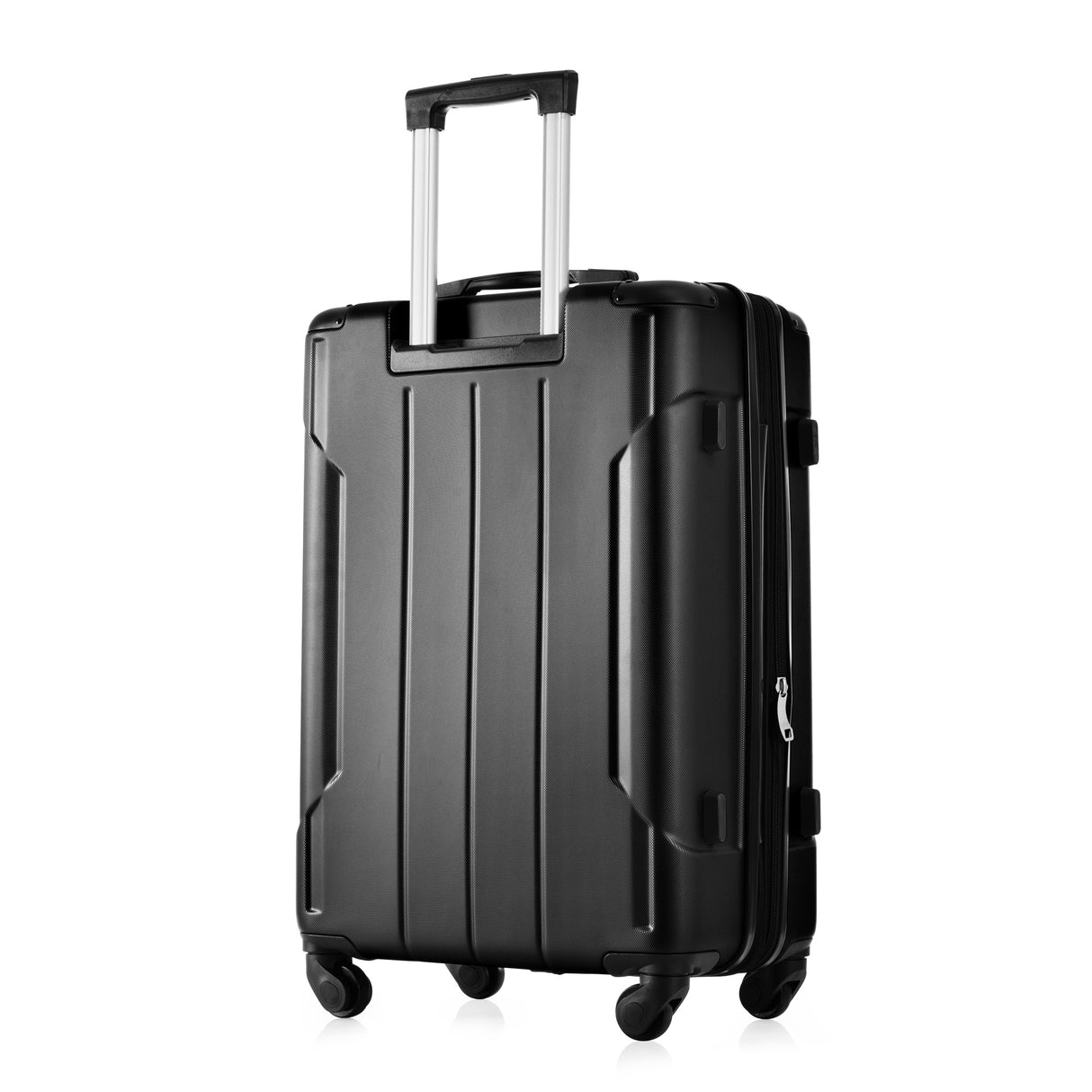 Hardshell Luggage Spinner Suitcase with TSA Lock Lightweight Expandable 28'' (Single Luggage) Black + ABS + 28 Inch