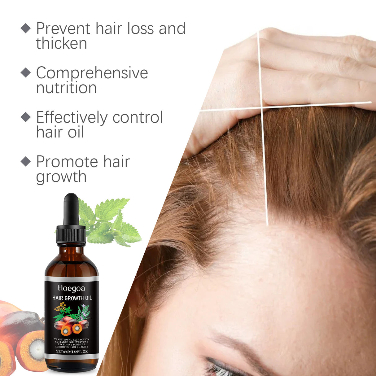 Palm Oil Hair Care Essence, Scalp Massage Treatment Repair Dry Hair, Soft And Solid Hair - V.I.P Digital Presence