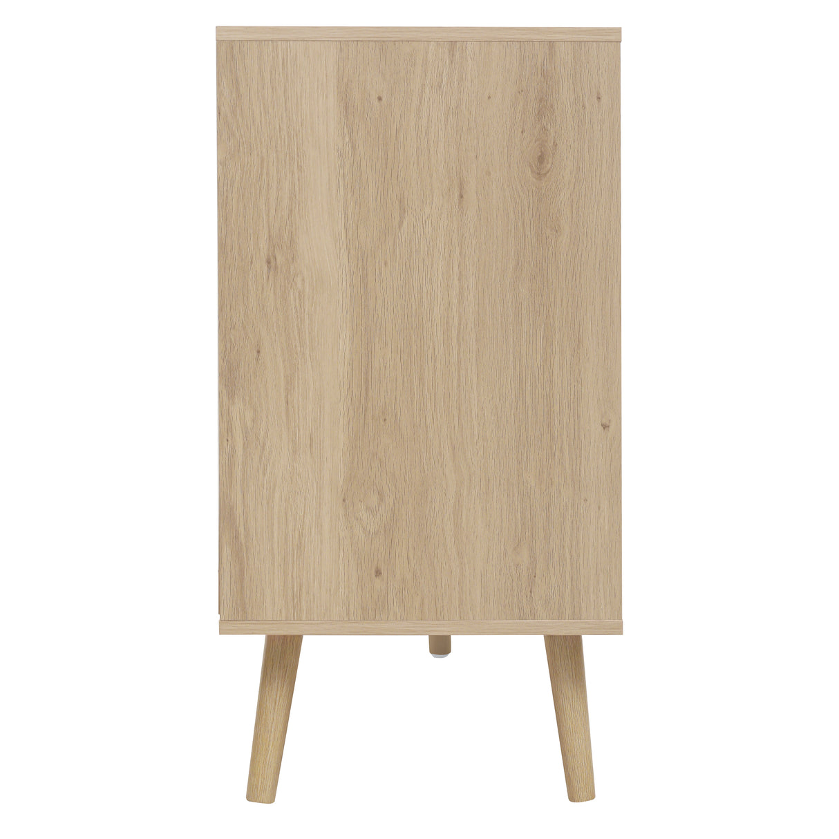 4 Door Accent Cabinet Sideboard Buffet Storage Cabinet with Adjustable Shelf for Entryway Living Room Bedroom - V.I.P Digital Presence