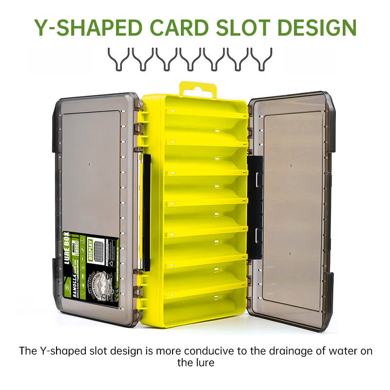 14-Compartment Fishing Tackle Box for Accessories, Lures & Hooks, Double-Sided Organizer. - V.I.P Digital Presence