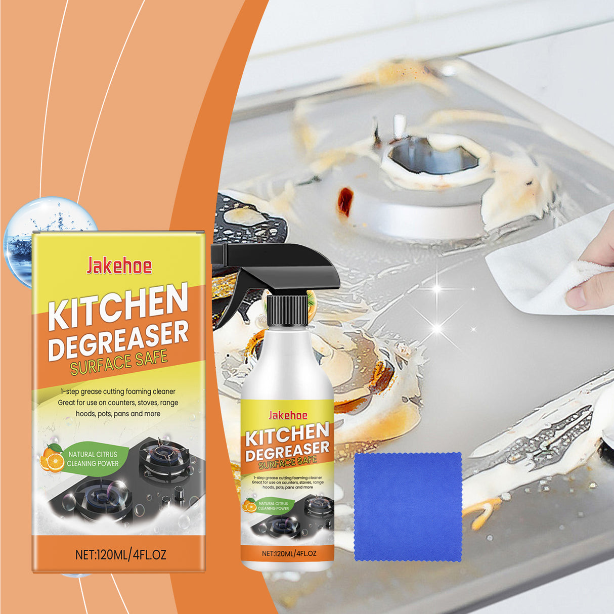 Kitchen Heavy Oil Foam Cleaner Household To Remove Heavy Oil Kitchen Appliances Stain Cleaner - V.I.P Digital Presence