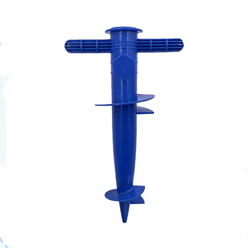 Plastic Adjustable Umbrella Base, Sun, Beach, Terrace, Sand, Ground Fixing Tools (Anchor Bracket, Spiral Tool, Tip Part), 1 Pc - V.I.P Digital Presence